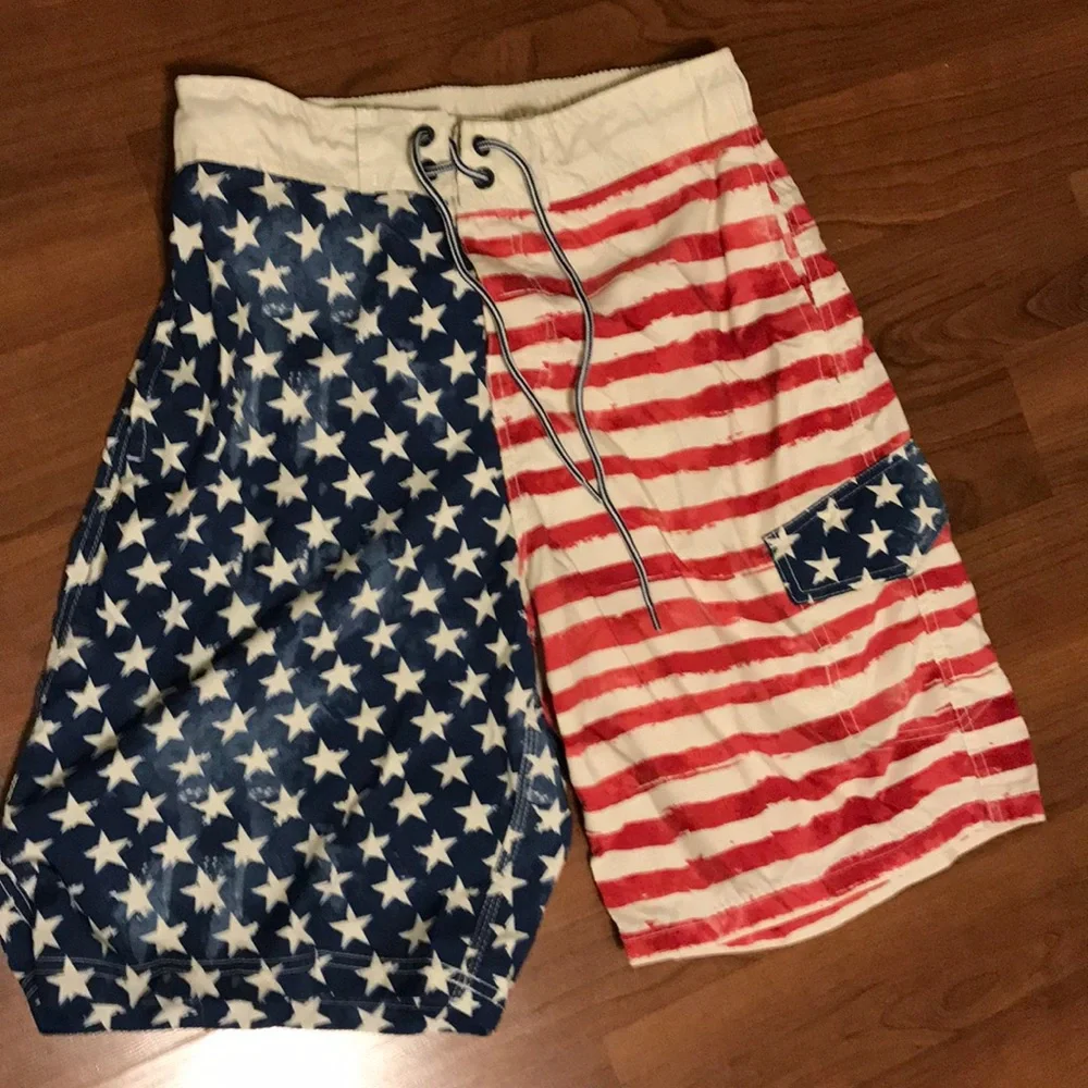 🇺🇸🇺🇸July 4th 🇺🇸🇺🇸RS surf mens bathing suit
